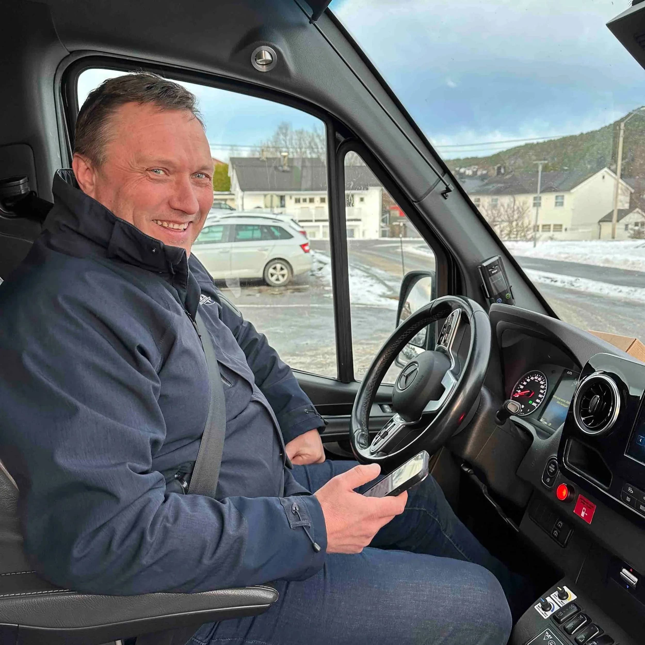 Sjåfør Knut Sindre